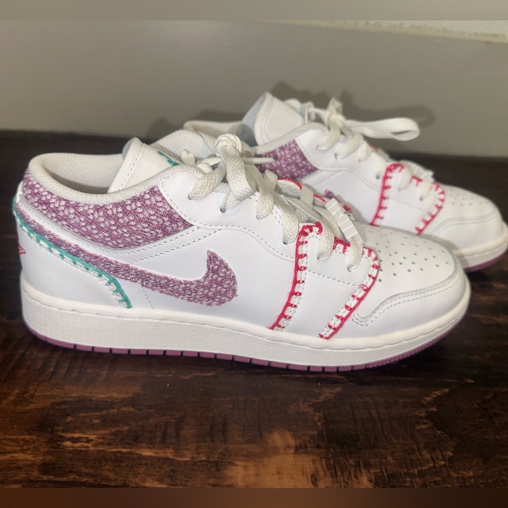 Purple and Teal Nike Air Jordan’s